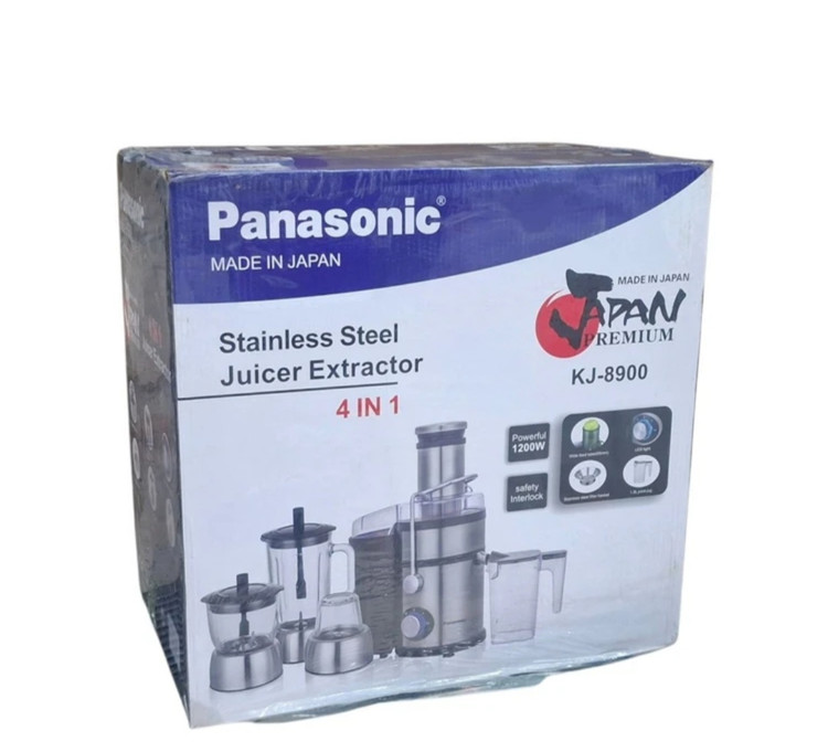 آبمیوه گیر 4کاره پاناسونیک مدل KJ-8900 تیغه استیل
