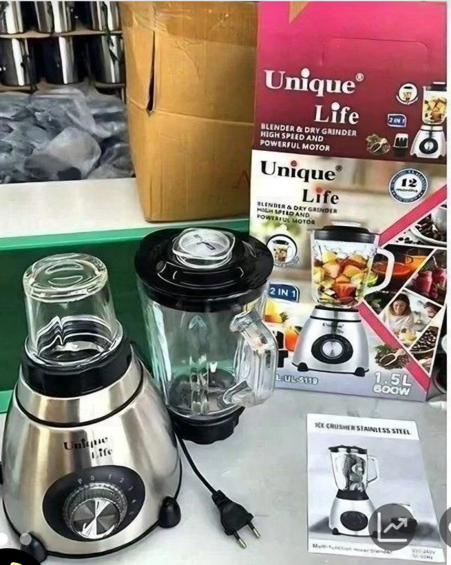 آسياب و مخلوط کن دوکاره ی یونیک لایف حرفه ای مدل UL-5119