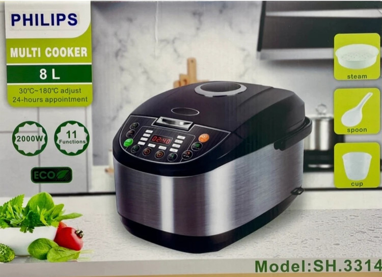 مولتی کوکر فیلیپس -ظرفیت 8 لیتری مدل SH-3314