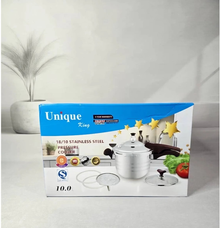 زودپز یونیک -ظرفیت 10لیتری دو درب اصلی-مدل UQ-2026