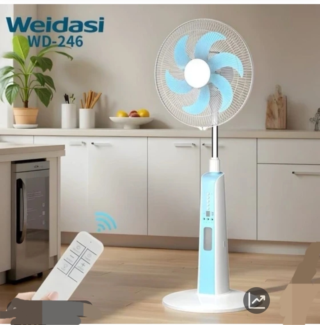 پنکه شارژی خورشیدی ویداسی  مدل WD 246S