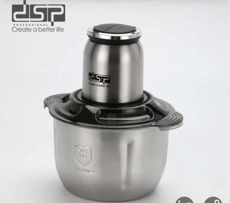 خردکن کاسه استیل دی اس پی -ظرفیت 5 لیتری مدل DSP-KM 4108