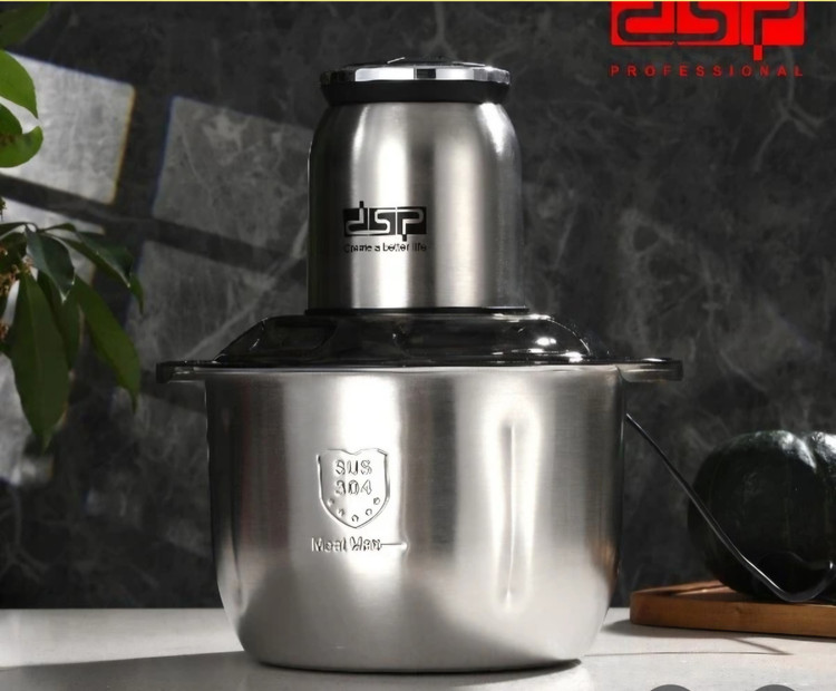 خردکن کاسه استیل دی اس پی -ظرفیت 5 لیتری مدل DSP-KM 4108