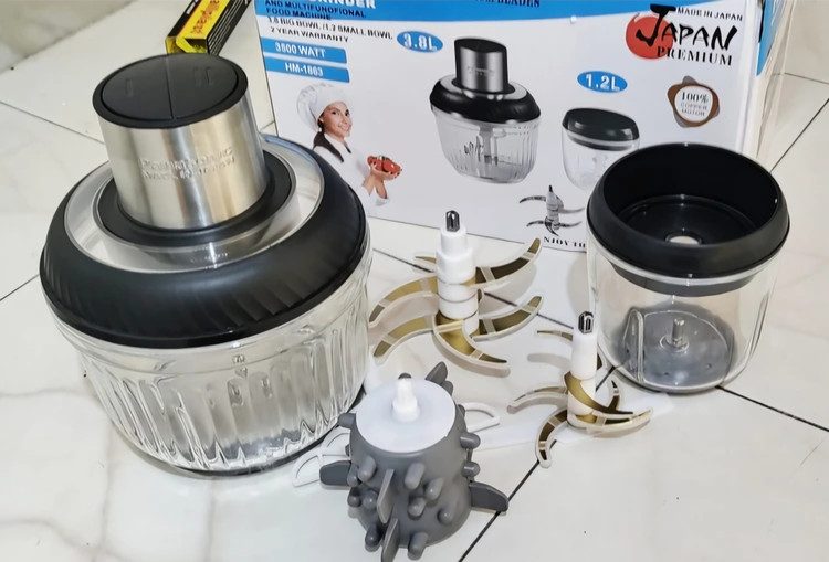 خردکن و آسياب دوقلو پاناسونیک دو کاسه مدل HM-1863