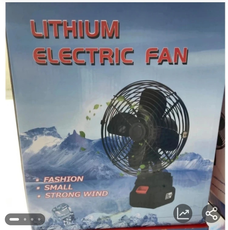 پنکه شارژی LITHIUM ELECTREC FAN