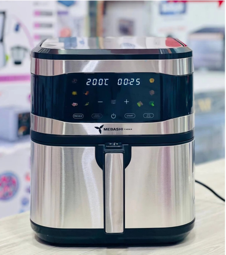 سرخکن دو المنت مباشی-ظرفیت 15لیتر تمام استیل سبد دار مدل ME-AF4806D