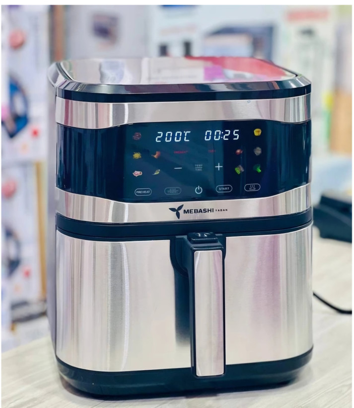 سرخکن دو المنت مباشی-ظرفیت 15لیتر تمام استیل سبد دار مدل ME-AF4806D