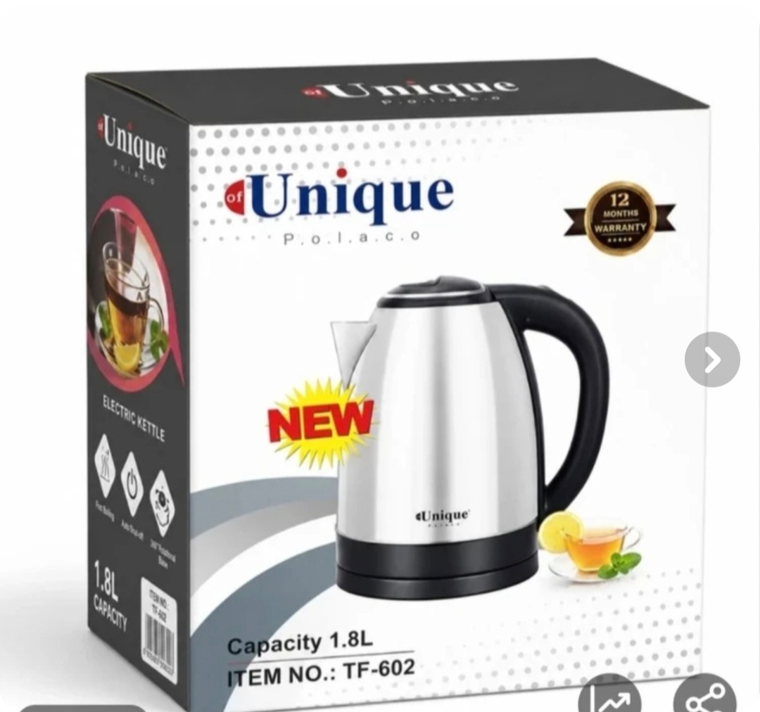 کتری برقی تمام استیل یونیک مدل TF-602