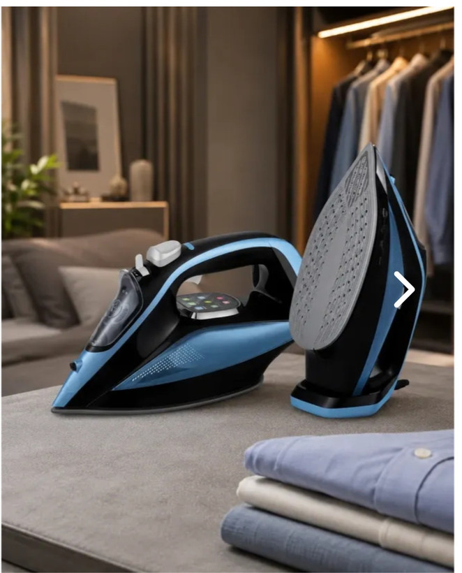 اتو بخار هوشمندDSP مدل KD-1364 توان 2400 وات -کفی سرامیکی -نمایشگر LED لمسی
