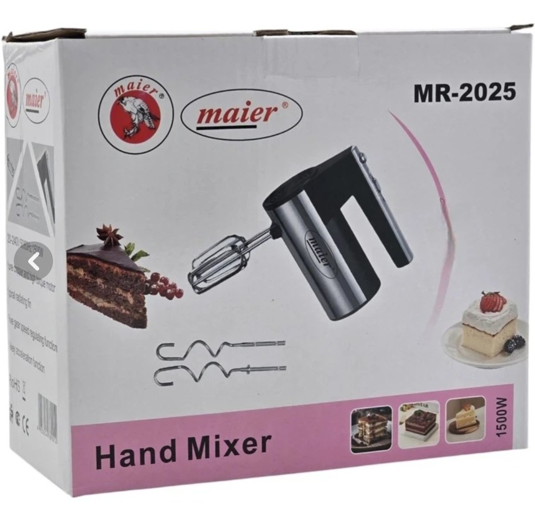 همزن دستی مایر -قدرت 1500 وات مدل MR-2025