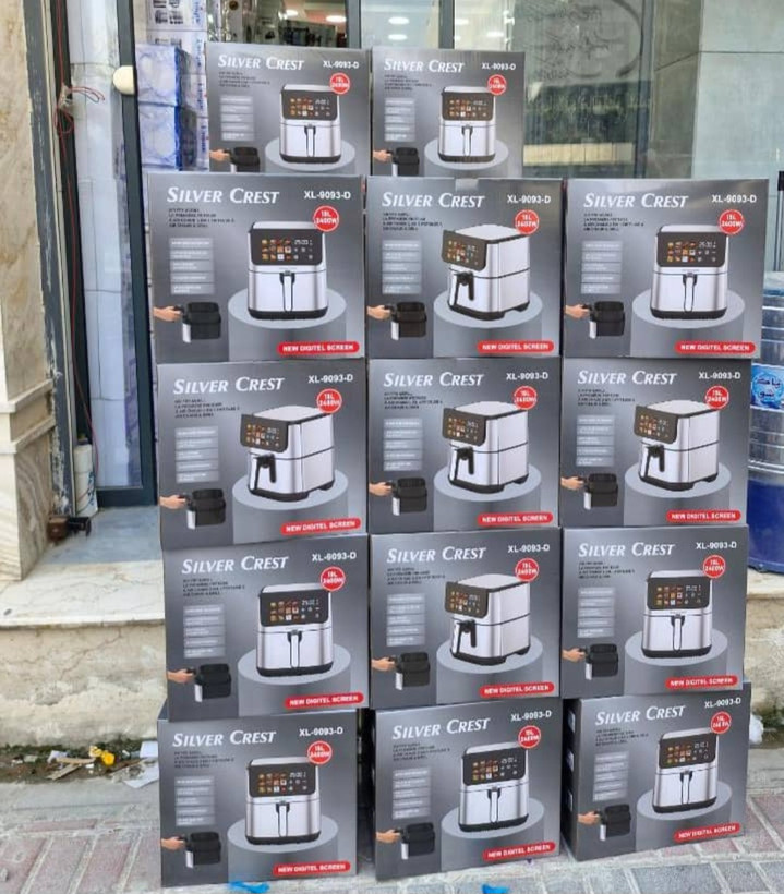سرخکن 15لیتری بدون روغن و گریل سیلور کرست مدل XL-9093-D توان 2400 وات
