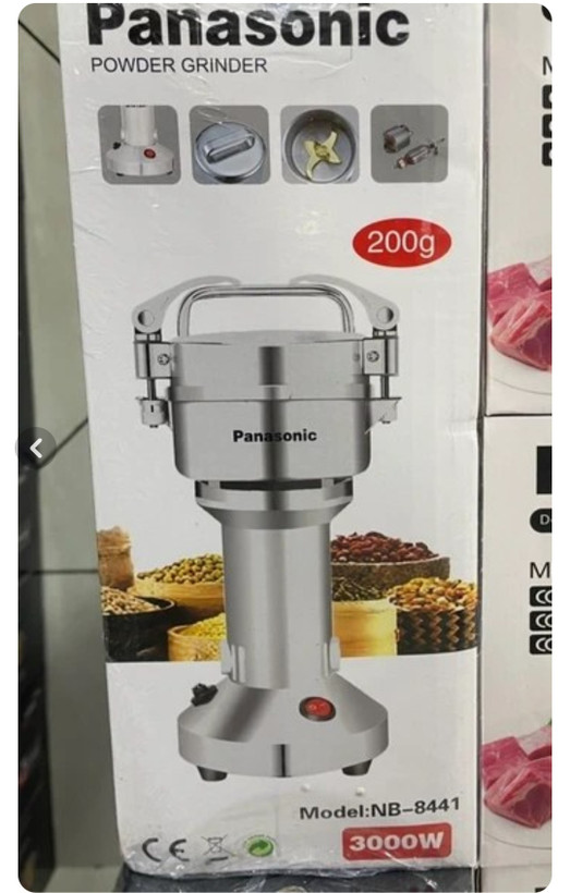 اسیاب صنعتی پاناسونیک-ظرفیت 200گرم قدرت 3000 وات مدل NB-8441