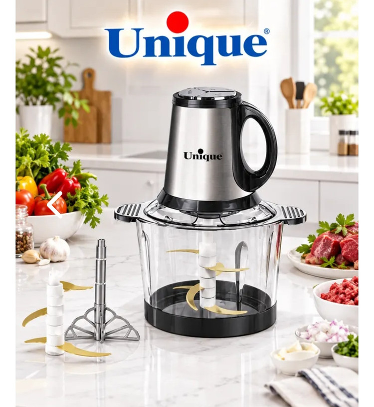 خردکن چند کاره unique مدل TOMAS 8 p ظرفیت 3لیتر با توان 1500 وات
