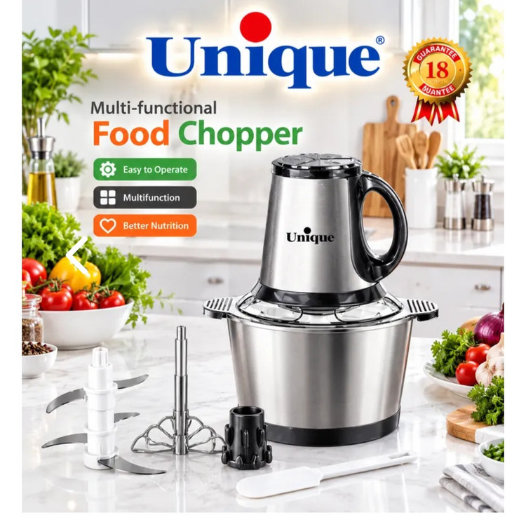 خردکن چند کاره یونیک unique مدل DAVID 3L ظرفیت 3لیتر توان 1500 وات